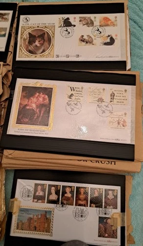 First Day Covers Benham from May 1987 to January 1997 - 101pcs