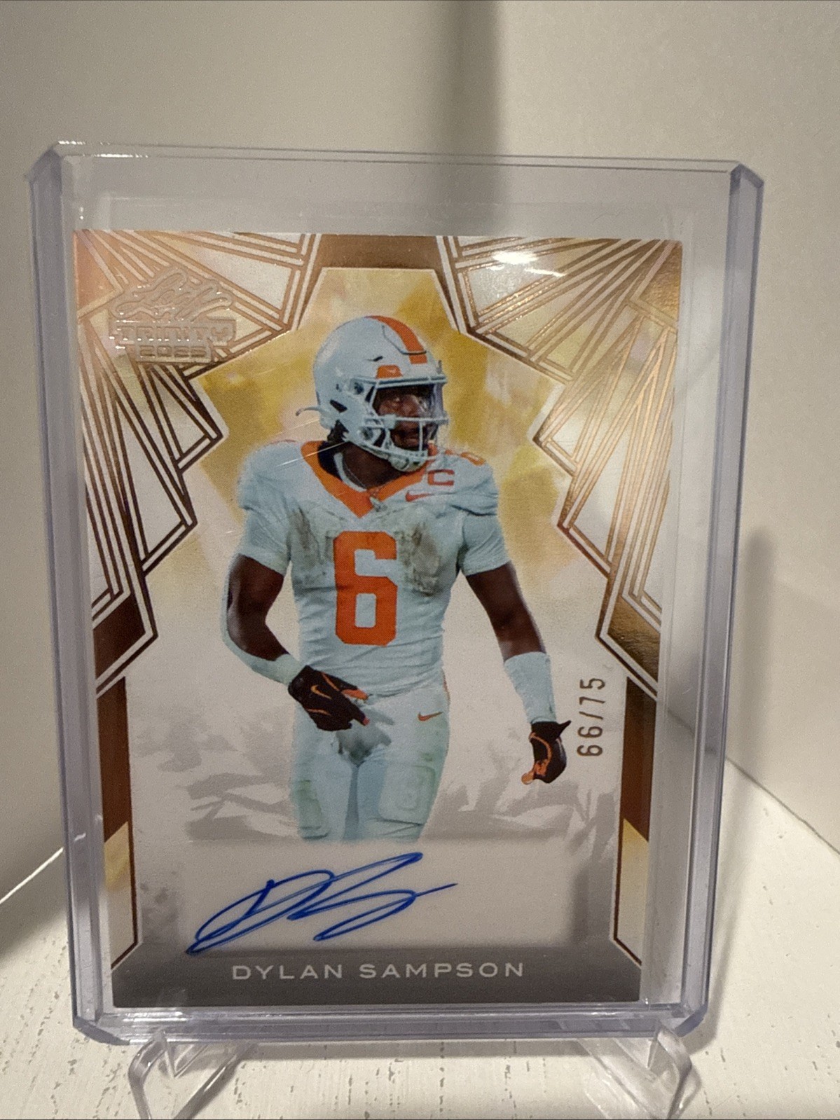 2025 Leaf Trinity - Dylan Sampson Auto #BA-DS1 Bronze /75 (AU, RC)