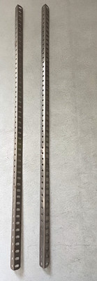 2 Meccano Engineering Erector set 49 Hole 24.5'' Angle Girder Part 7 24-1/2 inch