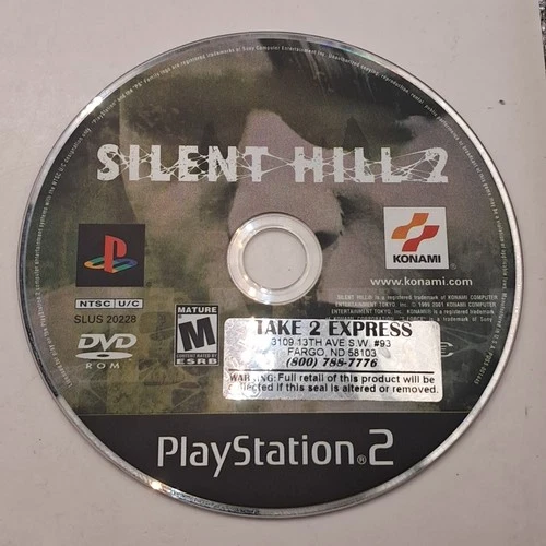 Silent Hill 2 (Sony Playstation 2, 2001) PS2 Disc Only - TESTED