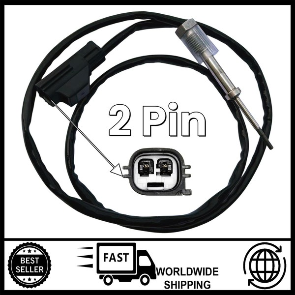 Abgastemperatursensor EGT 2-Polig FüR Ford Kuga Mondeo Focus Galaxy 1.6 2.0 2.2-image