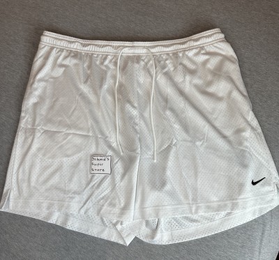 nike white mesh shorts