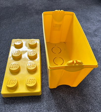 LEGO Large Stackable Deep Yellow 8-Stud Brick Storage Box (35cms x 18cm x 26cms)
