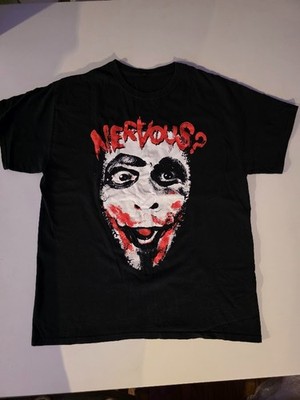 Official Sting Vintage TNA Impact Wrestling Nervous Joker Shirt LG Large WCW WWE