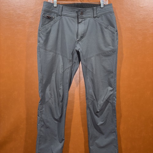Kuhl Mens Hiking Gray Polyester Slash Pockets 32x30 Pants Slacks