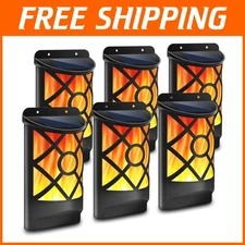Waterproof Solar Powered Wall Lights - 66 LED Lattice Design