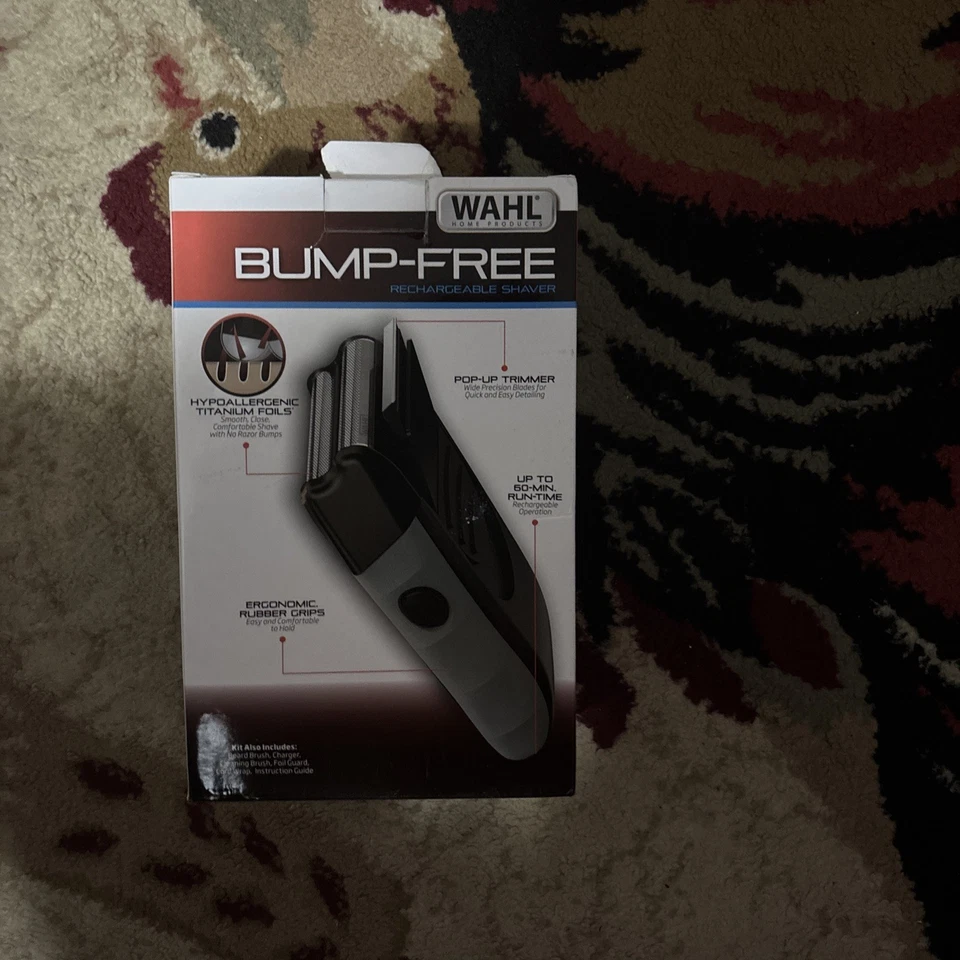 	Wahl Bump-Free Rechargeable Foil Shaver with Hypoallergenic Titanium Cutters... - Image 2 of 2