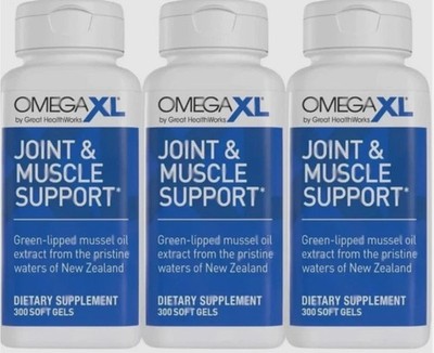 O'mega XL 900 Capsules-Green Lipped Mussel Joint & Muscle Relief Supplement US