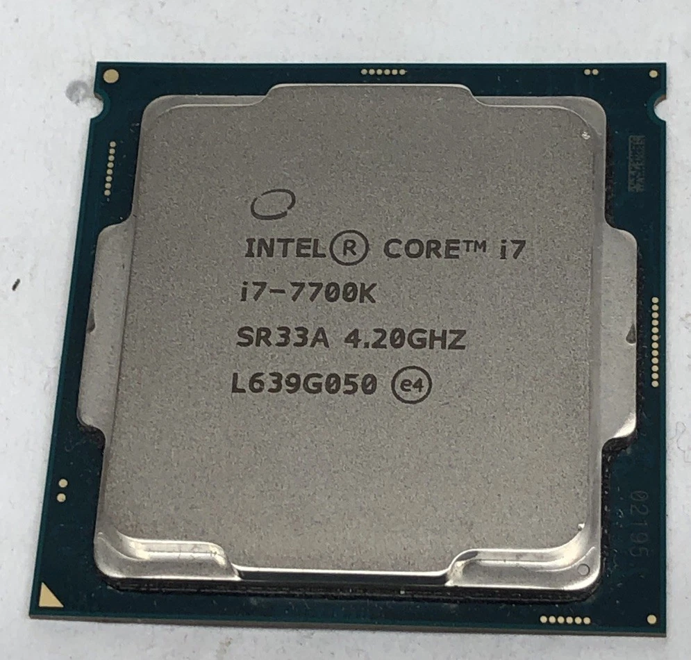 Intel Core i7-7700K CPU② Amazon.com: Intel Core i7-7700 Desktop Processor 4 Cores up to 4.2