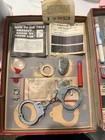 Vintage 1955 Dragnet Badge 714 Crime Lab Transogram Detective Set w/Box — photo 2