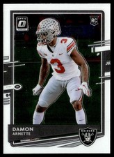 2020 Donruss Optic Damon Arnette Rookie Las Vegas Raiders #106