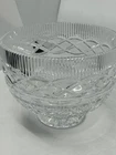 Waterford Book of Kells Footed Bowl Elegant Vintage Crystal Ireland Signed