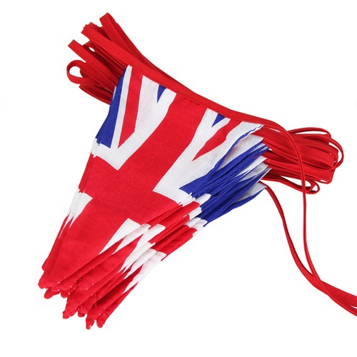 Rice Flag British Bunting Fabric England National Banner Party Banners - Picture 10 of 11