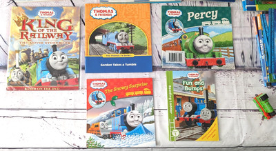 Thomas The Tank Engine And Friends Book Bundle x 4 Paperback & Percy the Train
