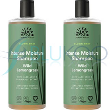 Urtekram Shampooing Citronnelle Sauvage Cheveux Normaux Bio - 500 ml (Pack de 2)