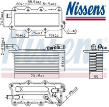 Nissens 96122 Ladeluftkühler LLK Turbokühler Kühler 