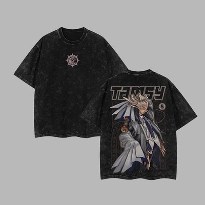 Wearova Gachiakuta Tamsy The Silent Killer Retro Unisex Acid Washed Anime