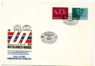 Norwegen 1972 Ersttagsbrief Jugend Michel Nr. 647 48