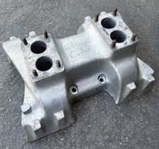 Vintage 1937-48 Edmunds Custom Flathead Cadillac Intake Manifold Cad Hot Rod 2x2 Vintage 1937-48 Edmunds Custom Flathead Cadillac Intake Manifold Cad Hot Rod 2x2