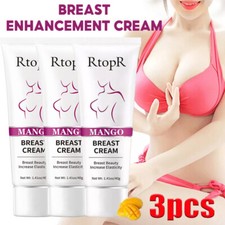 3PCS STRONGEST BREAST ENLARGEMENT CREAM Gel ENHANCEMENT BIGGER BOOBS BUST 3 CUP+