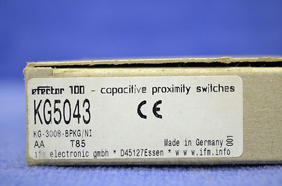 ifm efector100 KG5043 Capacitive Sensor  NEU NEW OVP