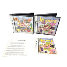 Lot of 2 Cases/Manuals: Cooking Mama Hamsterz Life DS NO GAMES INCLUDED