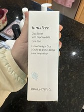 Innisfree Cica Toner With Bija Seed Oil Facial Toner 6.67 oz / 200 mL Exp 12/26