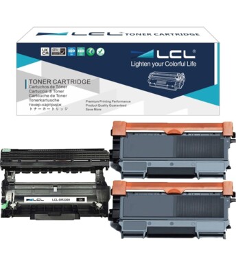 LCL TN2320 TN-2320 High Yield Tonerkassette + Trommel kompatibel mit Brother