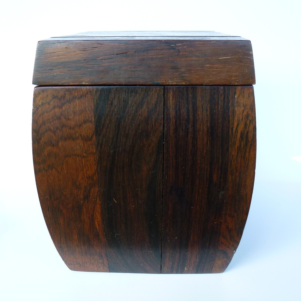 Mid Century MCM Jean Gillon Tobacco Jar made of Jacaranda Wood HAND MADE