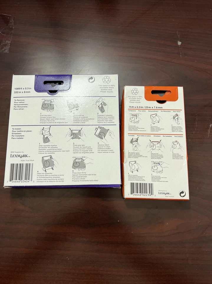 IBM LEXMARK 1380999 & 1337765 Easystrike Superior Write Correctable Ribbon Lot 2 - Image 4 of 4