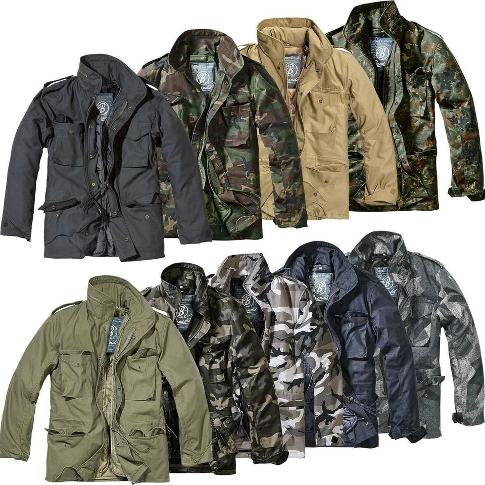 Giacca da campo Brandit M65 standard S-7XL giacca invernale US parka 2 in 1 giacca con fodera