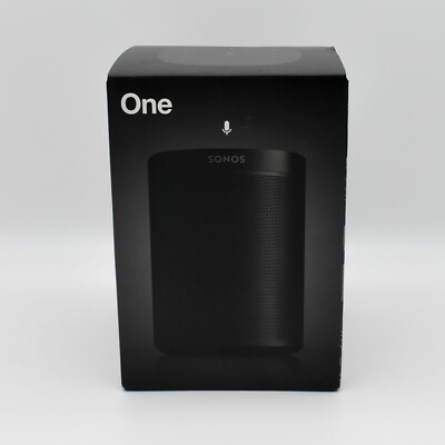 Sonos One (2 Gen) !NEU! Smart Amazon Alexa Lautsprecher - Schwarz