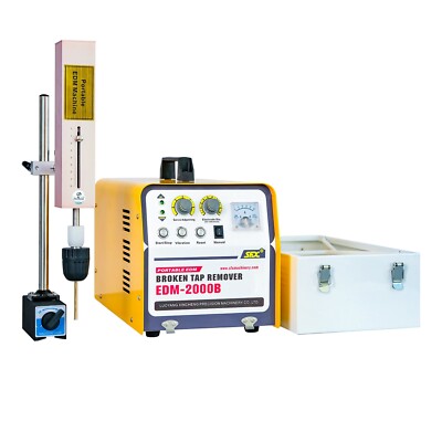 US Stock EDM-2000B  Broken Tap Removal Machine with Electrode Set D Taps Remover