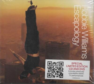 Robbie Williams Escapology Limited Edition CD & DVD NEU Feel Come undone Monsoon