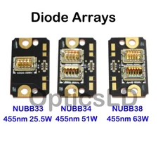 Nichia Blue 455nm NUBB38/63W NUBB34/51W NUBB33/25.5W Laser Diode Chip Array