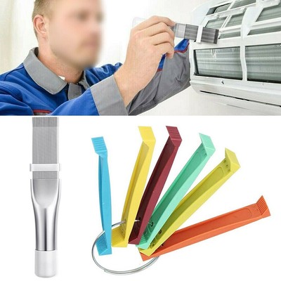 EVTSCAN AC Condenser Fin Cleaning Tool Kit - Plastic & Stainless Steel Brushes For Straightening & Cleaning Radiator Fins