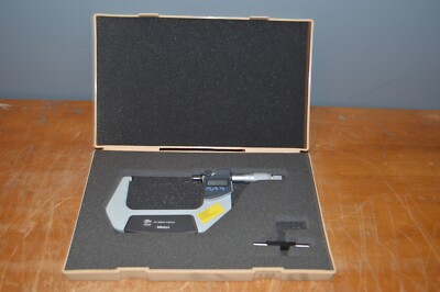 Mitutoyo Coolant Proof Digital Micrometer Spherical Face 395-274 75-100mm