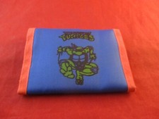 Teenage Mutant Ninja Turtles TMNT Raphael Blue Wallet Retro RARE