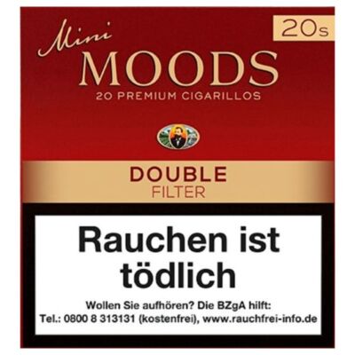 Dannemann Moods Zigarillos Double Filter Mini Premium Cigarillos 10 x 20 Stück