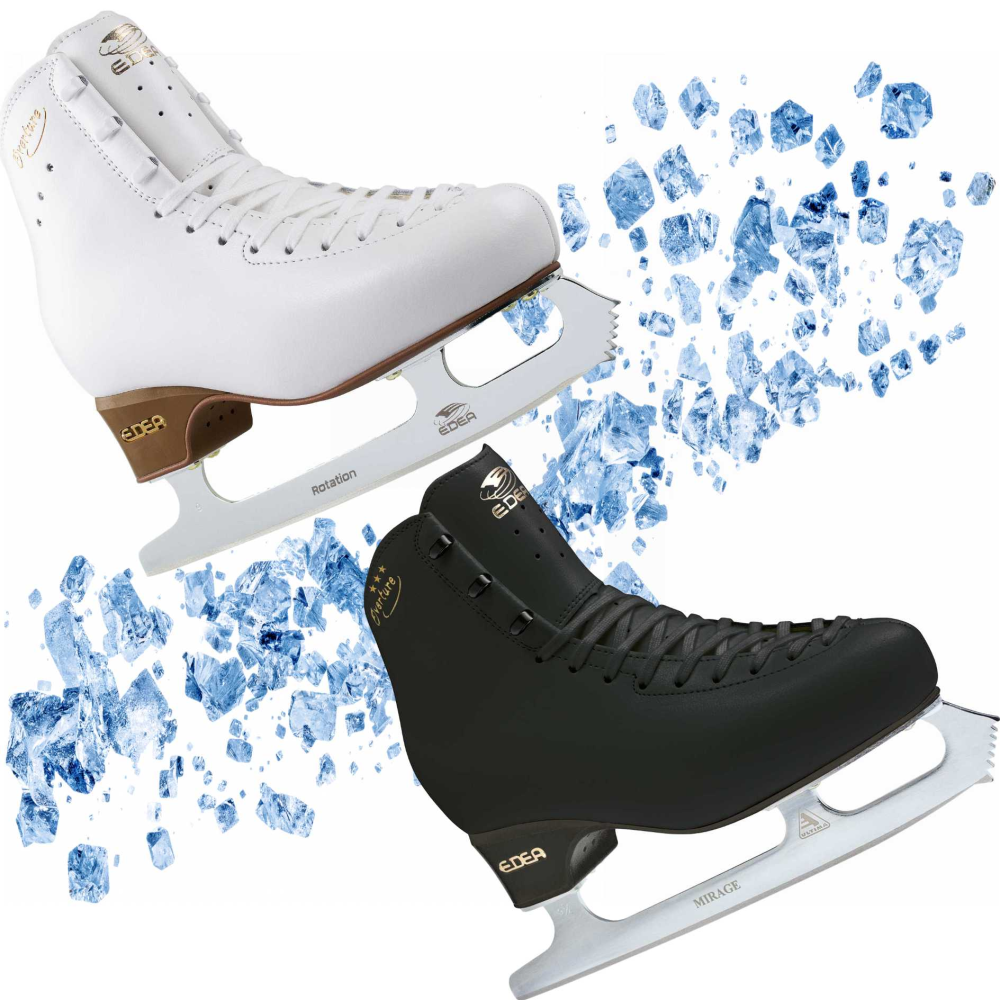 Edea Overture Figure Skates Complete Set FREE EXPRESS DEL