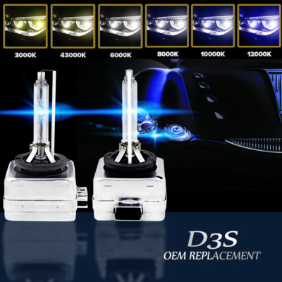 2PCS OEM D3S D3R 35W 42403 42302 66340 66340HBI HID XENON HEADLIGHT BULBS SET