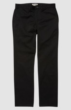 175 New Billabong Young Boy's Navy Black Casual Twill Chino Pants Size 28