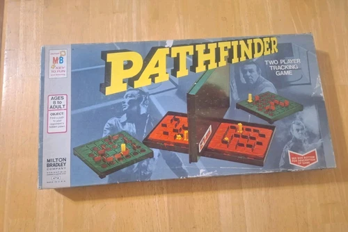 Vintage Pathfinder Two Player Tracking Board Game Milton Bradley 1977 Complete