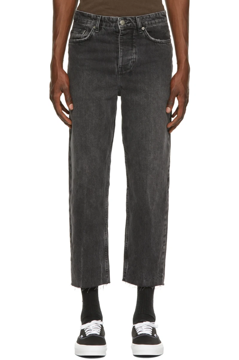 Ksubi Black Bullet Crop Jeans size 38
