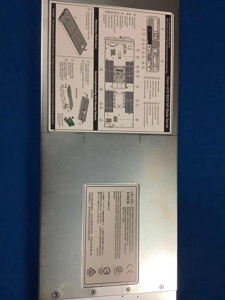 Cisco UCSB-B200-M5 Blade Server 73-17637-12 CTO Chassis - Image 4 of 4