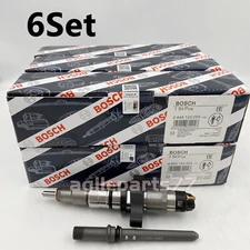 6X Fuel Injector 0445120255 Bosch For 2003-2004 Dodge Ram 2500 3500 Cummins 5.9L