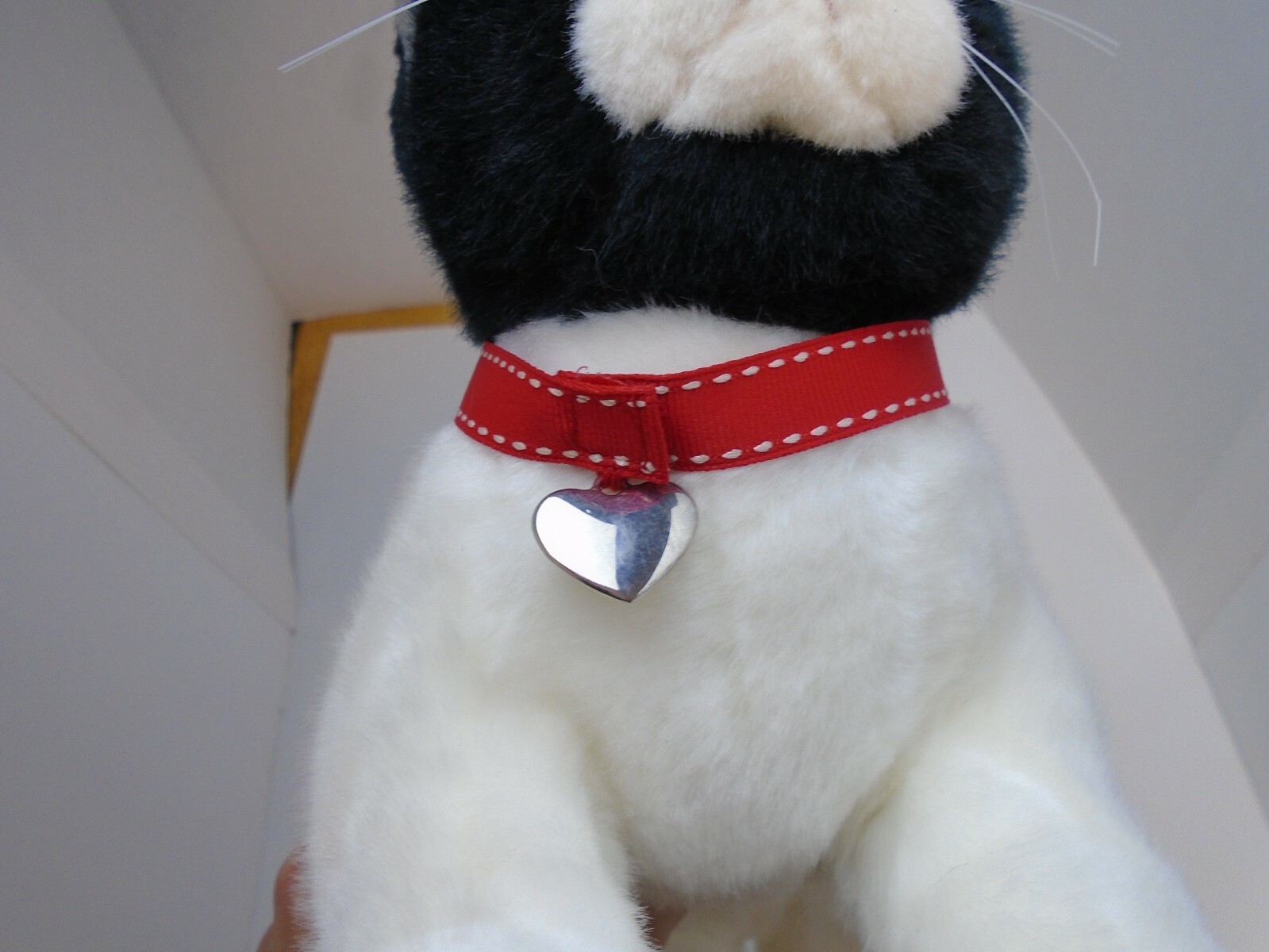 Russ Yomiko Classics Calico Black and White Cat Plush Stuffed 15"