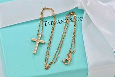 Tiffany & Co. ネックレス Sixteen Stone by Tiffany:Cross Pendant in Platinum and Yellow Gold