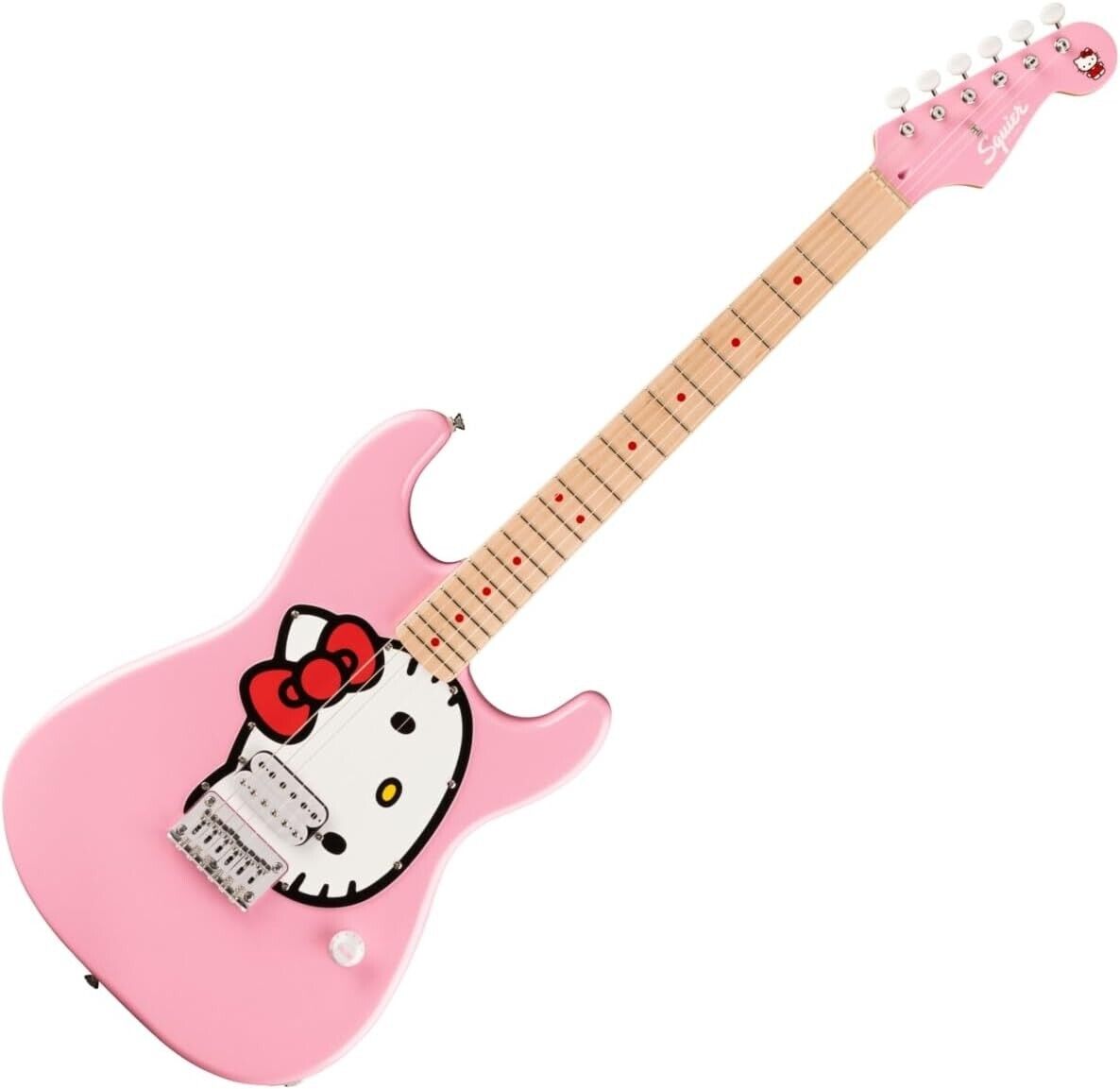 Squier by Fender Limited Edition Hello Kitty Stratocaster Squier by Fender Limited Edition Hello Kitty Stratocaster