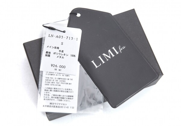 小物 LIMI feu wallets 3LAYERS POUCH MAT OIL LEATHER 3LAYERS POUCH LP